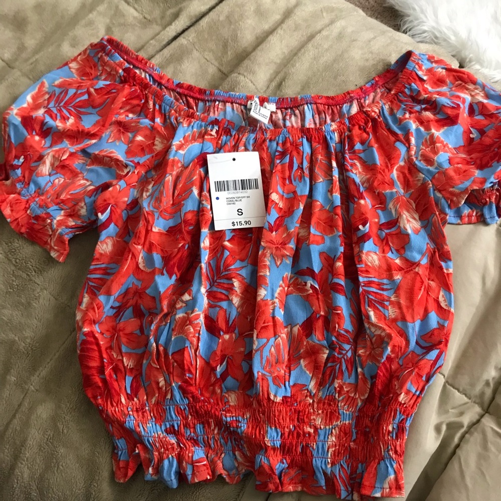 Forever 21  woven off shoulder top